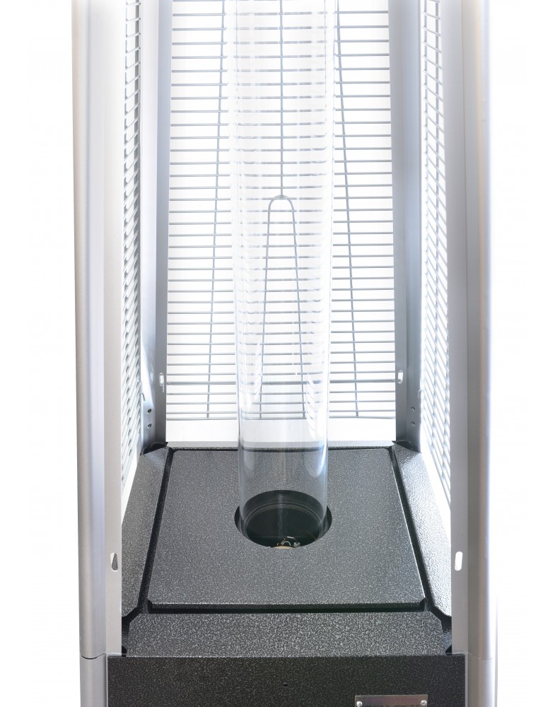 Газовый уличный обогреватель Мастер Лето МЛ-5 Пепел (четырехугольное основание)